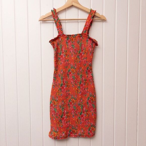 Rhode Jasmine Mini Dress Red Dazzle Size Small - Picture 2 of 8